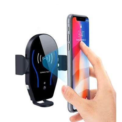 QC3.0 IR Induction QI Fast Wireless Car Charger Air Vent Holder